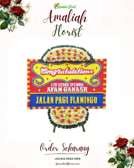 Sewa Papan Bunga Gedung Pernikahan Jakarta Pusat